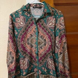 Zara printed shirt